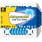Maycold MERV 11 Furnace Air Filter 6-Pack