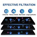 Compatible Refrigerator Water Filter Replacement Pack of 3