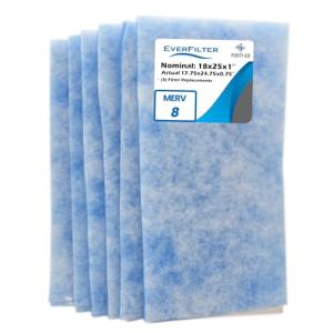 EverFilter MERV 8 Air Filters 18x25x1 (6-Pack)