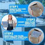 EverFilter MERV 8 Air Filters 18x25x1 (6-Pack)