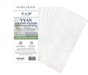 Sierra Grates MERV 8 Air Vent Filters 24-Pack