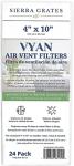 Sierra Grates MERV 8 Air Vent Filters 24-Pack