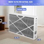 DomicilePro MERV 16 Air Filter 16x25x5 - 2-Pack