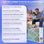 DomicilePro MERV 16 Air Filter 16x25x5 - 2-Pack