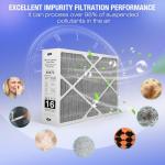 DomicilePro MERV 16 Air Filter 16x25x5 - 2-Pack