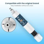 Crystala RPWFE Refrigerator Water Filter, 2-Pack