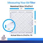 Filter King 31x21x1 MERV 8 Air Filter - 4-Pack