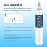 Crystala RPWFE Refrigerator Water Filter, 2-Pack