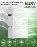 Welnek MERV 13 Air Filter 3-Pack for HVAC