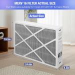 MERV 16 Air Filters 20x25x5 for Lennox
