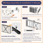 ZOLTRIXA 210 Replacement Filter for AprilAire 2-Pack