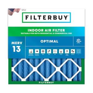 Filterbuy 25x25x2 MERV 13 Air Filter