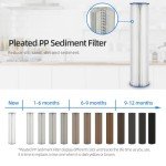 Geekpure Whole House Water Filter Cartridge, 4-Pack