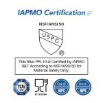 Replacement Pleated Water Filter Cartridge 25.4 x 6.3 cm