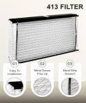 2 Pack 16x25x4 MERV 13 Air Filter Replacement