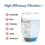 Replacement Pleated Water Filter Cartridge 25.4 x 6.3 cm