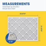 Aerostar 22x24x1 MERV 13 Air Filter 6 Pack
