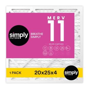 20x25x4 MERV 11 Air Filter for HVAC