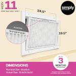 20x25x4 MERV 11 Air Filter for HVAC