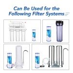 Replacement Pleated Water Filter Cartridge 25.4 x 6.3 cm