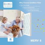 12x12x1 MERV 8 Air Filter 4-Pack