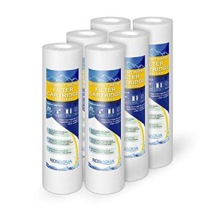 20 Micron Sediment Water Filter Cartridge 6 Pack
