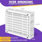 DerBlue MERV 13 2-Pack 16x20x4 Furnace Filters