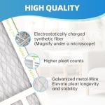 20x25x2 Pleated Air Filter - 6 Pack