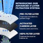 Whirlpool Fresh W10311524 Refrigerator Air Filter (4 Pack)