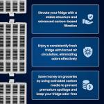 Whirlpool Fresh W10311524 Refrigerator Air Filter (4 Pack)