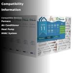 16x25x4 AirPurete High Capacity Furnace Filter Pack