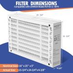 DerBlue 16x25x5 MERV 13 AC Furnace Filter