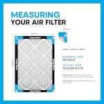 20x25x2 MERV 8 Air Filter, 12 Pack
