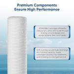 PUREPLUS 5 Micron Whole House Sediment Filter Pack