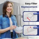 FrigiLife 4396508 Refrigerator Water Filter 4-Pack