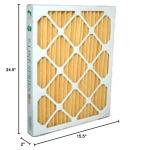 16x25x2 Merv 11 Furnace Filters - 12 Pack