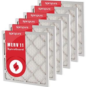 SpiroPure MERV 11 Pleated Air Filters 6 Pack