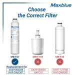 Maxblue 2-Pack Samsung Refrigerator Water Filter