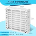 DerBlue 20x20x4 MERV 13 Furnace Filter Replacement