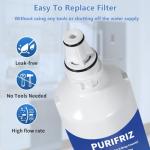 PURIFRIZ 3 Pack Compatible LG Refrigerator Filters