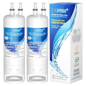 ICEPURE Refrigerator Water Filter Replacement, 2-Pack