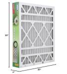 BestAir HW2025-8R MERV 8 Air Filter Pack