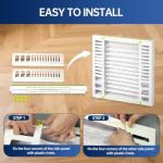 Pleated 20x20x2 MERV 13 Air Filter 6 Pack