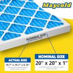 Maycold 20x20 MERV 11 Air Filters 6-Pack