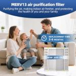 Pleated 20x20x2 MERV 13 Air Filter 6 Pack