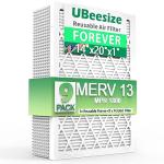 UBeesize MERV 13 Air Filters 14x20x1 (9-Pack)