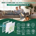 UBeesize MERV 13 Air Filters 14x20x1 (9-Pack)
