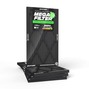 PuroAir Mega MERV 13 Air Filters 14x25x1 (4 Pack)