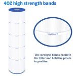 Cryspool® 07077 Pool Filter Cartridge 4 Pack