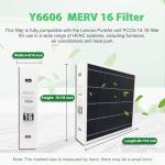 Merv 16 High Efficiency Air Filter Replacement